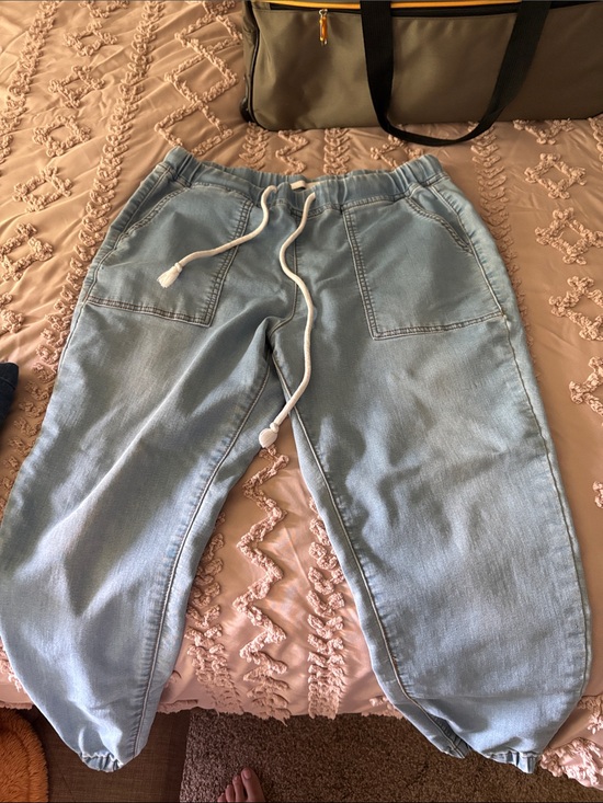 !it jeans Denim - !it jeans Light Blue Denim Joggers
